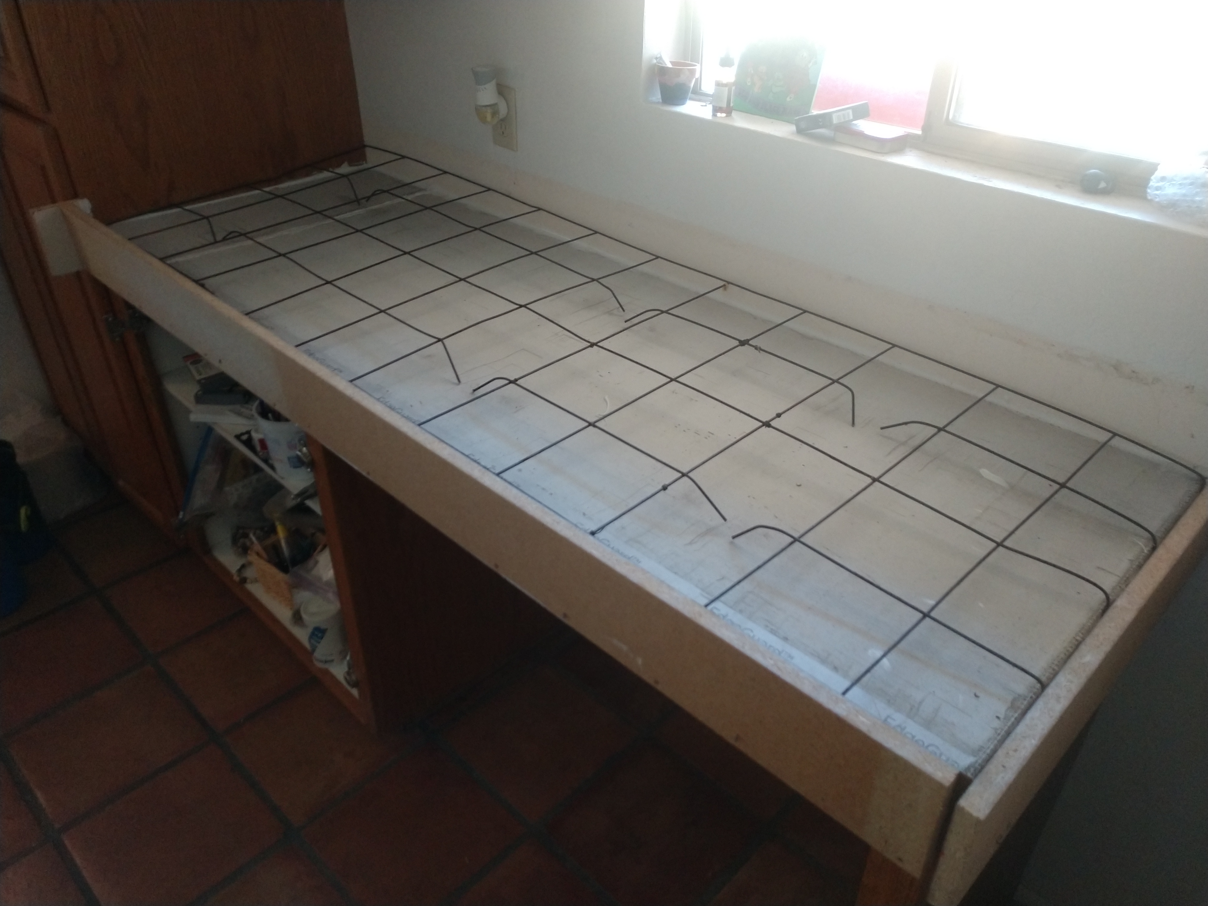 Kitchen preparation - removing old countertops